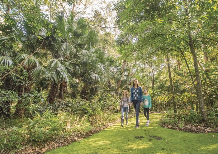 Family enjoying a day out at Booderee National Park and Botanic Gardens in Jervis Bay