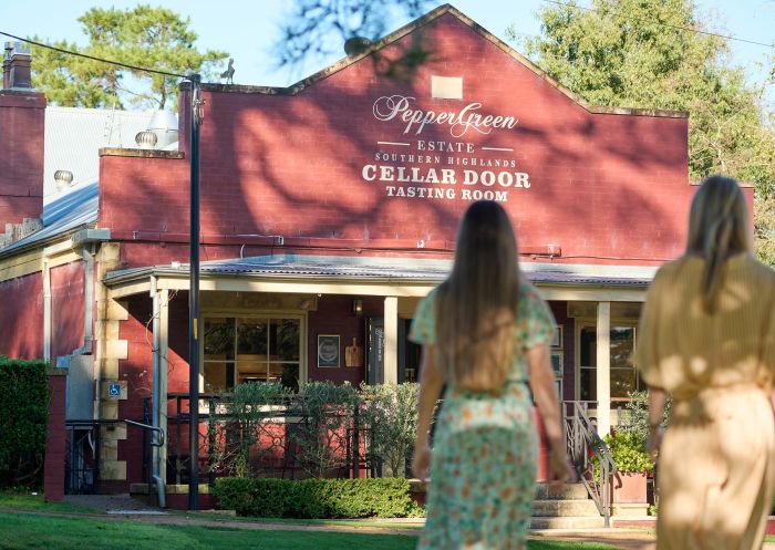 Friends visiting PepperGreen Estate, Berrima
