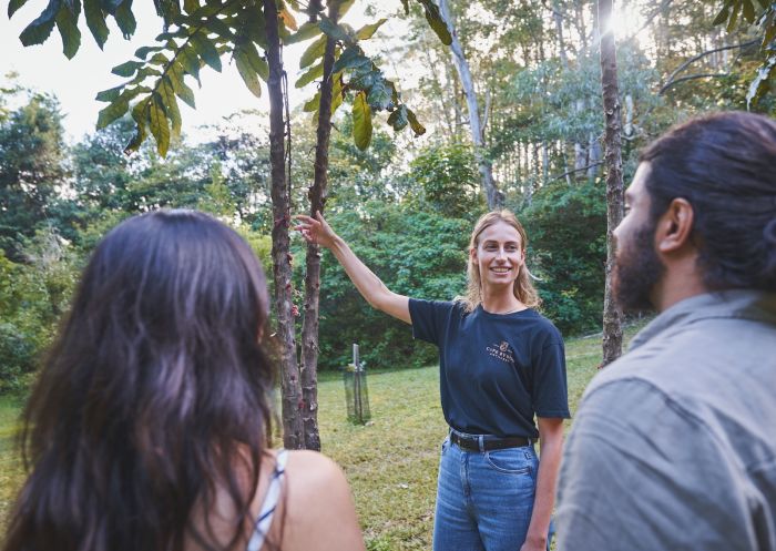 Guests on a tour, Cape Byron Distillery, Mcleods Shoot