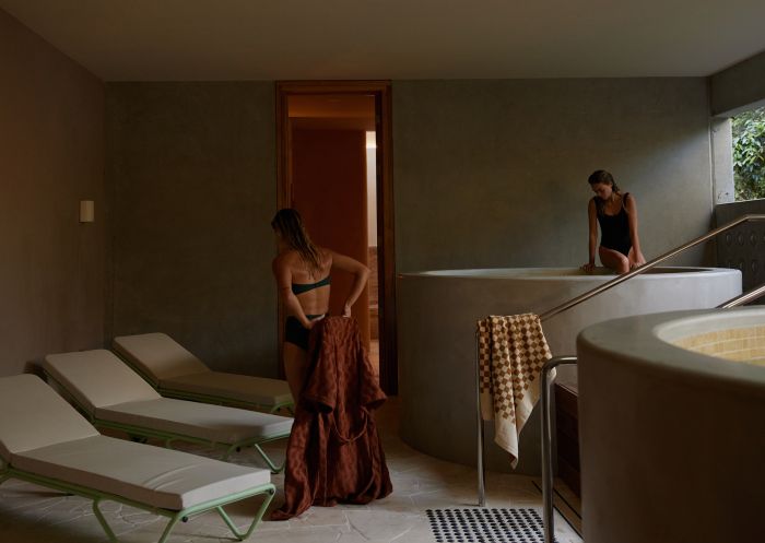 Women enjoying spa, Comma Spaces, Byron Bay - Credit: Jessie Prince